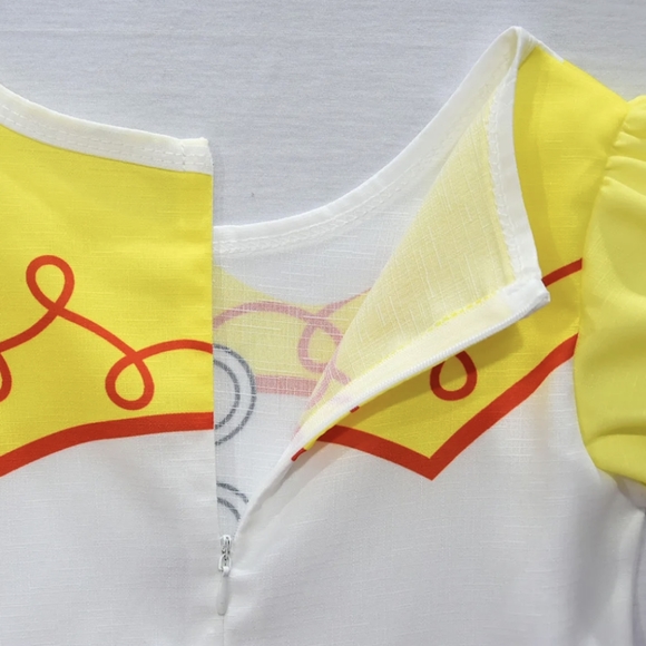 Disney Inspired Jessie Dress Toy Story Dress Cowgirl Costume Outfit Clothes - Picture 5 of 5